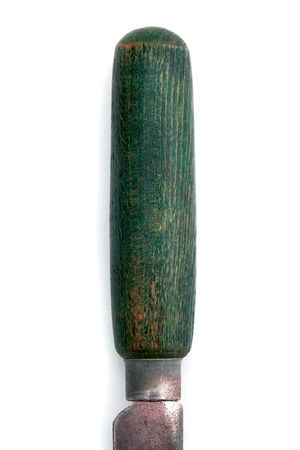 wooden handle of chiselの写真素材