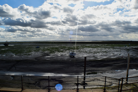 Seafront Low Tideの写真素材