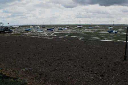 Seafront Low Tideの写真素材