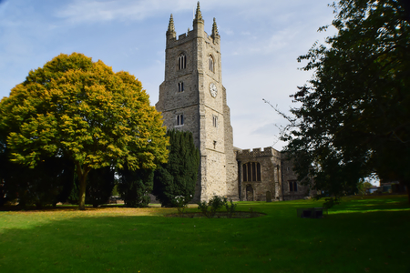 Essex Old Stone Churchの写真素材