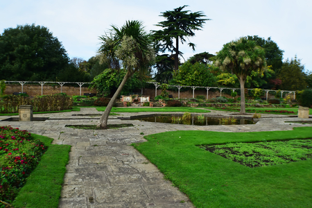 Lake In The Gardenの写真素材