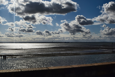 Seafront Low Tideの写真素材