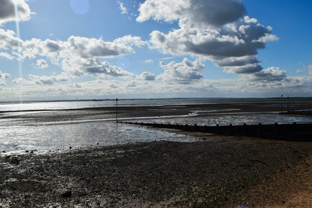 Seafront Low Tideの写真素材