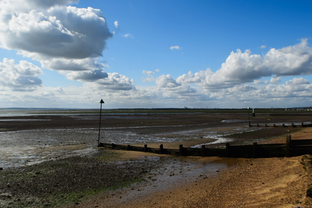 Seafront Low Tideの写真素材