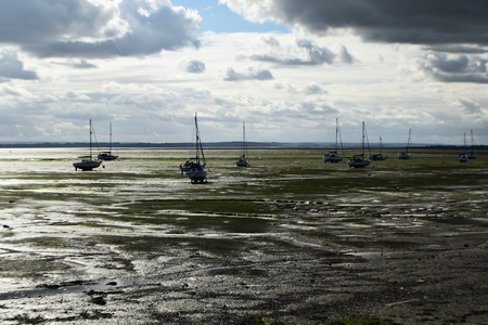 Seafront Low Tideの写真素材