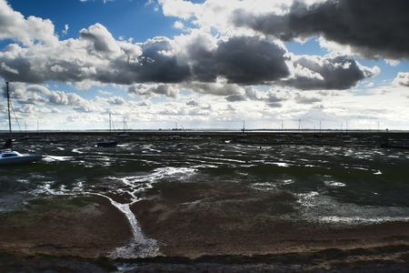 Seafront Low Tideの写真素材