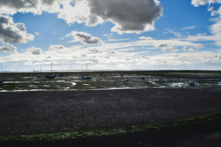 Seafront Low Tideの写真素材