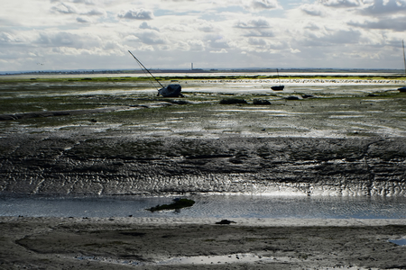 Seafront Low Tideの写真素材