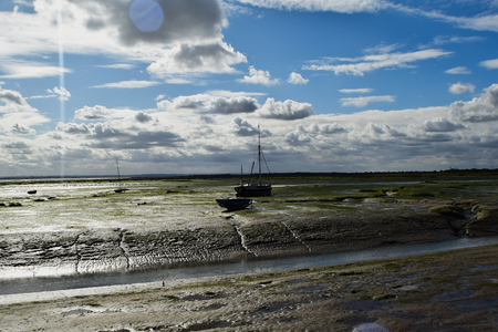 Seafront Low Tideの写真素材