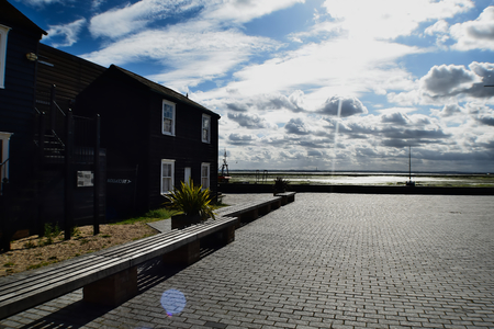 Seafront Low Tideの写真素材