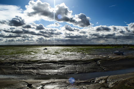 Seafront Low Tideの写真素材
