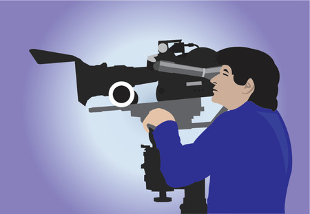 Cameramanのイラスト素材