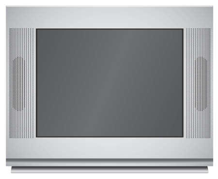 TV on a white background. A vector illustrationのイラスト素材