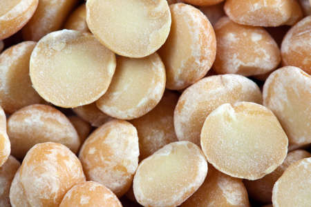 Background made out of dried halves peas