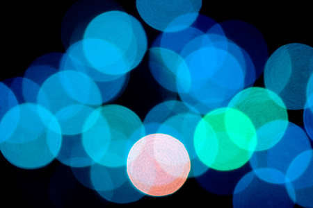 Abstract multi coloured light on a black backgroundの写真素材