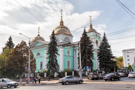 Belgorod, Russia - October 05, 2015: Transfiguration Cathedral - Orthodox Cathedral in Belgorod,...