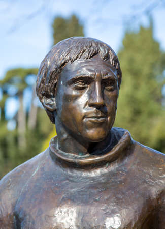 Sochi, Russia - February 11, 2016: Monument to a Russian singer-songwriter Vladimir Vysotskyのeditorial素材