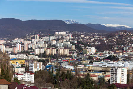 Cityscape Sochi. Russiaのeditorial素材