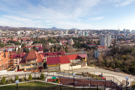 Cityscape Sochi. Russiaのeditorial素材