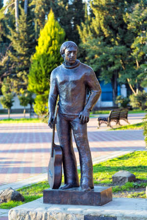 Monument to Vladimir Vysotsky in Sochi. Russiaのeditorial素材