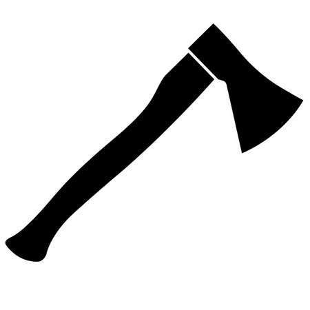 Axe on a white background vector illustrationのイラスト素材
