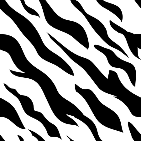 Seamless pattern of abstract black stripes. Vector illustrationのイラスト素材
