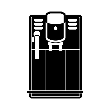 Coffee machine  icon on white background.のイラスト素材