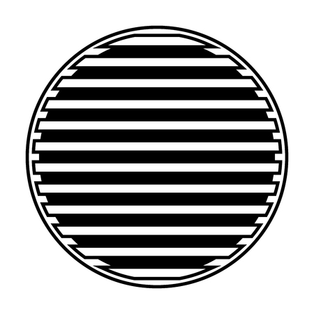 Audio speaker on white background. Vector Illustration.のイラスト素材