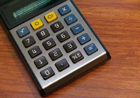 electronic calculator     