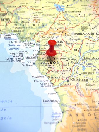 Map of Africa  の写真素材