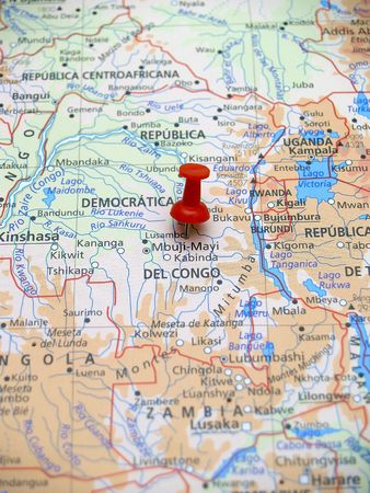 Map of Africaの写真素材