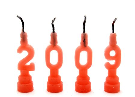 candles of New Year        の写真素材