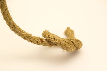 rope isolated on a white background