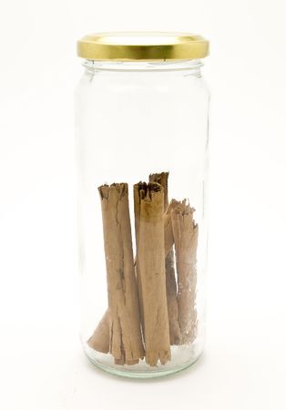 bottle cinnamon stickの写真素材