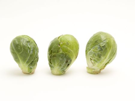 cabbages of Brusselsの写真素材
