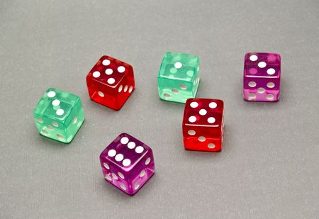  acrylic dice