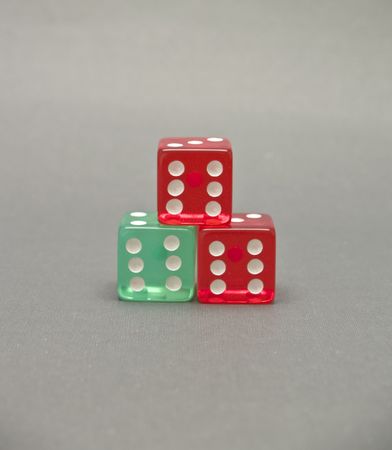  acrylic dice