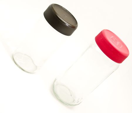 	empty glass bottles