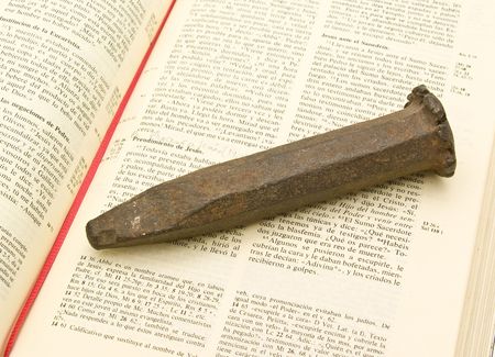 Bible and nail