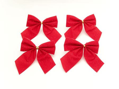 red ribbonsの写真素材