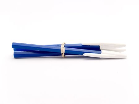 blue ballpointの写真素材