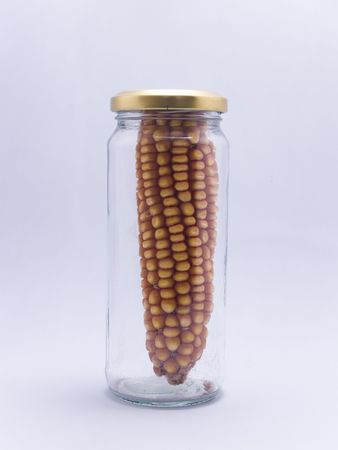 bottle with earの写真素材