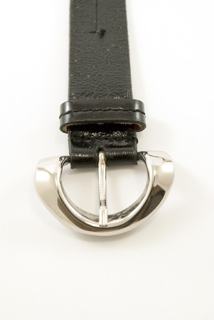 leather belt buckleの写真素材