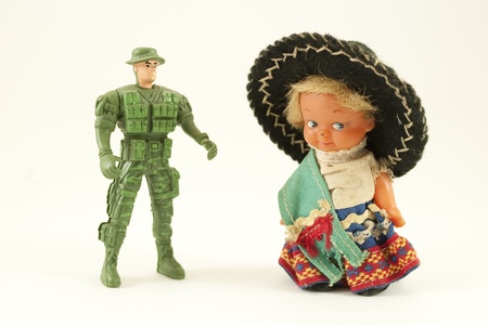 plastic dollsの写真素材