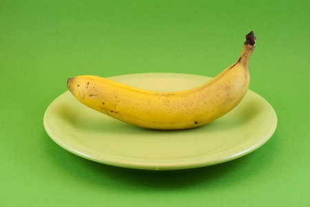 plate bananaの写真素材