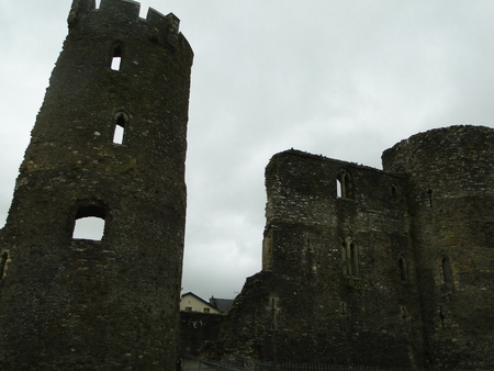 The castle ruins Ferns Castle is located in Ireland county of Wexford. The Norman castle was built in the 13th centuryのeditorial素材
