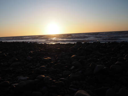 Sun rise over Atlantic ocean