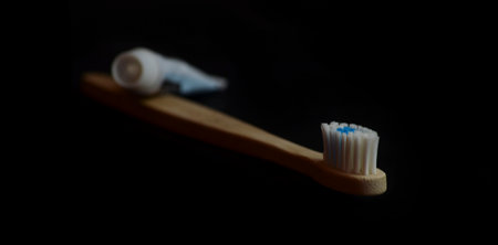 natural and organic wood toothbrush for personal grooming routine