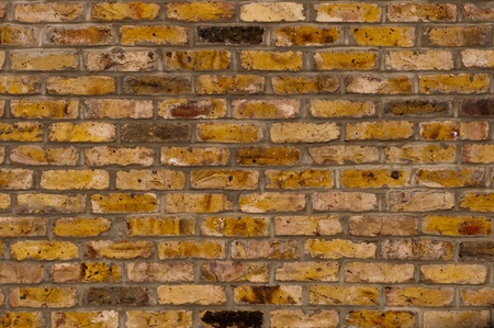 bricks wall,warm brown and yellow