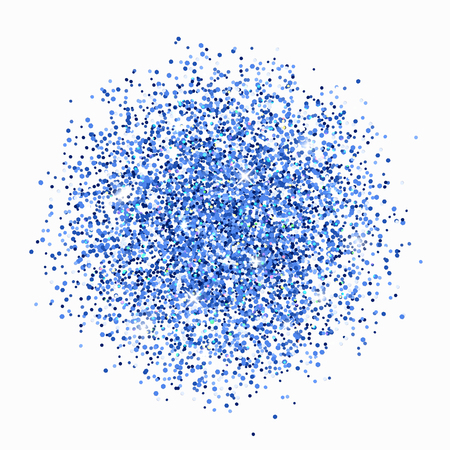 Blue glitter on white backgroundのイラスト素材